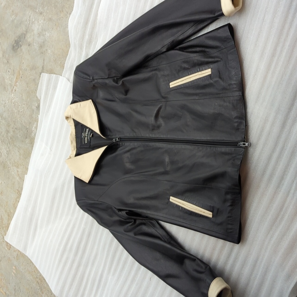Vera Pelle Made in Itay Vegan Leather Jacket